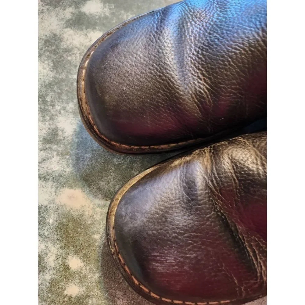 DR. MARTENS BRYCE Leather Pull-on Oxford Shoes Black Size 11 Men's